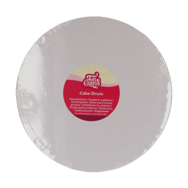 Board Round 279mm (11") Cake / Thickness 12mm - White